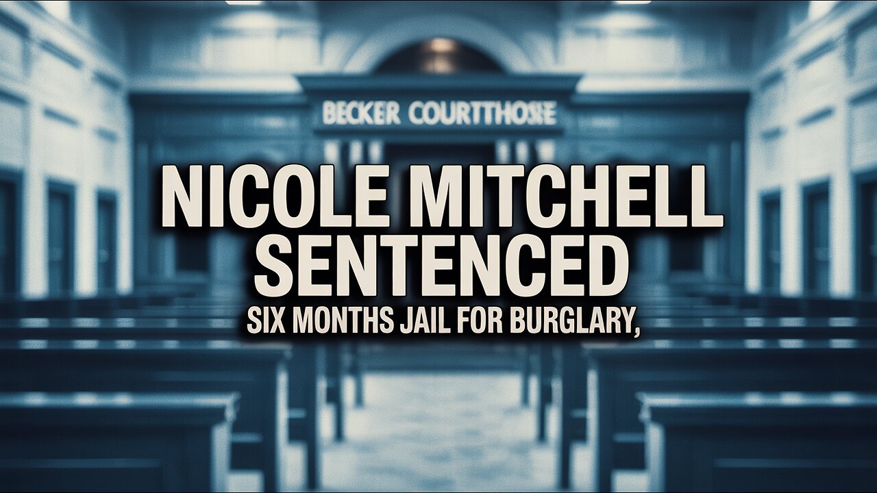 Nicole Mitchell Sentenced to Six Months Jail for Burglary
