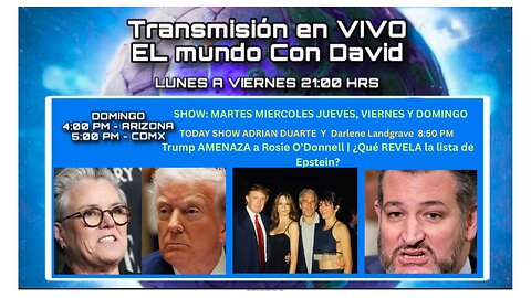 Trump AMENAZA a Rosie O'Donnell | ¿Qué REVELA la lista de Epstein?