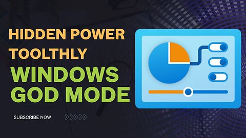 Unlock Windows God Mode 🔥 | Hidden Power Tool for Admins & Power Users!