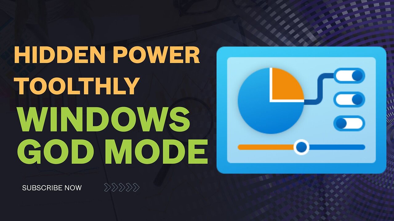 Unlock Windows God Mode 🔥 | Hidden Power Tool for Admins & Power Users!