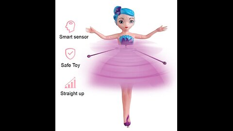 Flying Fairy_Airplane with Infrared Induction Remote Control, Creative Gift for Girls & Boys