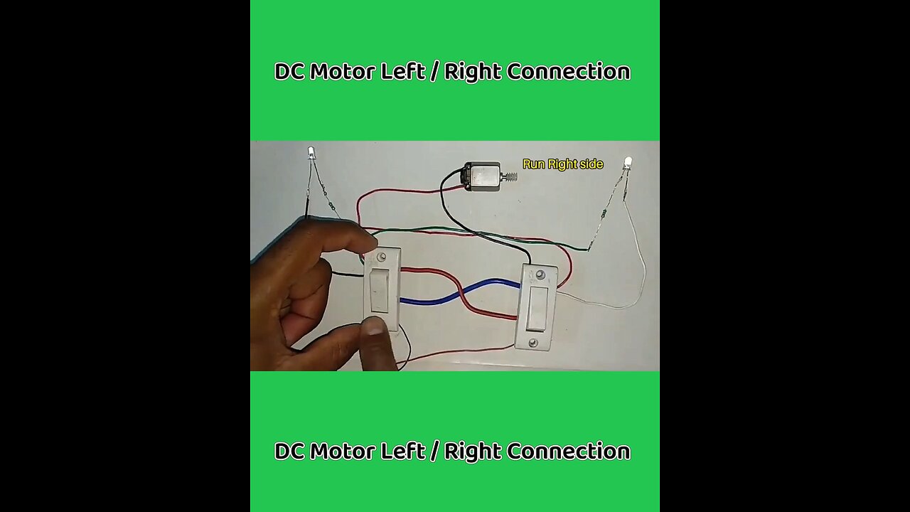 Turn DC Motor Left & Right | Simple Wiring Guide