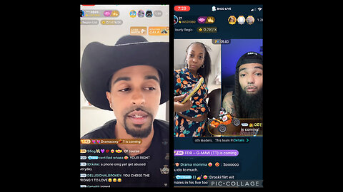 21 BAD BIH & DROSKI SPEAK ON HIM BREAKING HER PHONES FOR FLIRTING & MORE! BIGO LIVE