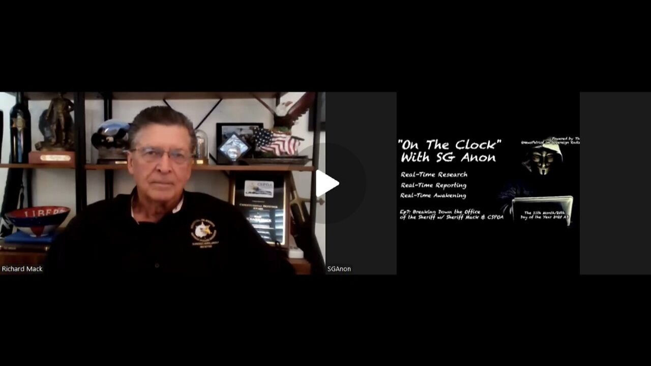 On-The-Clock With SGAnon | : Sheriff Mack on Lesser Known Powers of the Sheriff