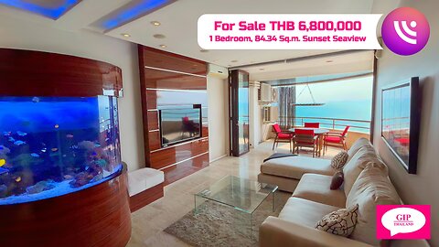 Krisda Golden Condotel Cliff & Park, Na Jomtien, Thailand, THB 6,800,000, 1 Bedroom, For Sale