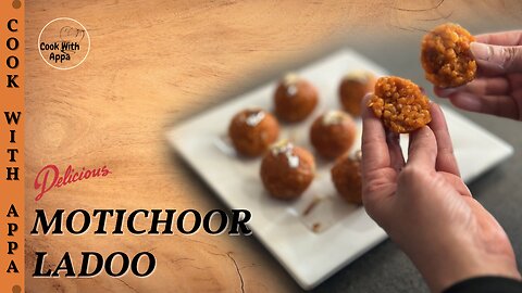 Motichoor Laddu | Boondi Ladoo | Temple Ladoo | North Indian Ladoo #motichoorladoo