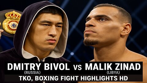 Dmitry Bivol (Russia) vs. Malik Zinad (Libya) – TKO Victory | Boxing Fight Highlights [HD