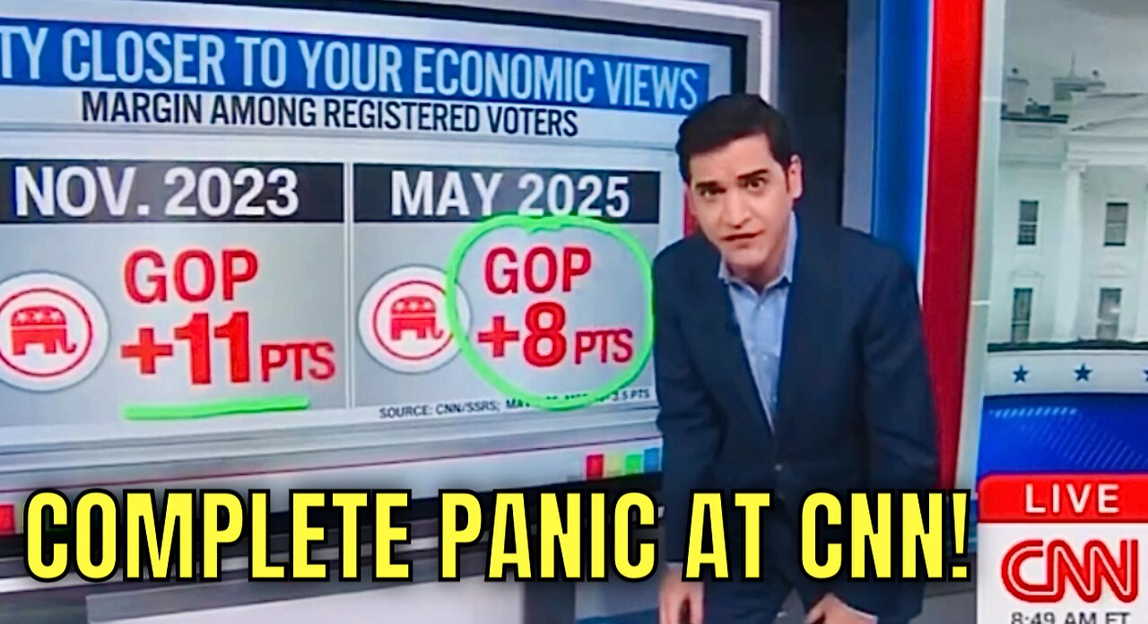 BIZARRO! CNN Reports positive GOP Numbers…in a COMPLETE PANIC! 😱😂🤣