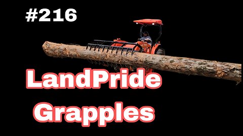 Moving Logs With A Landpride Brush Grapple‼️