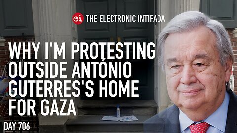 Why I'm protesting outside António Guterres's home for Gaza, with Sawsan Samara