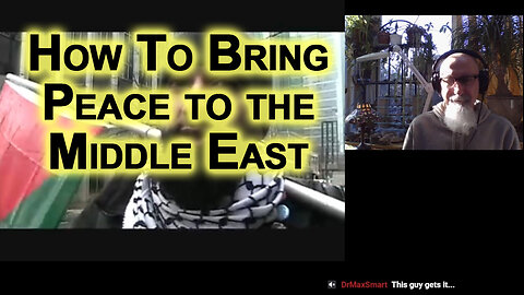 How To Bring Peace to the Middle East, Israel-Palestine Conflict: Interview from 2008 [SEE LINK]