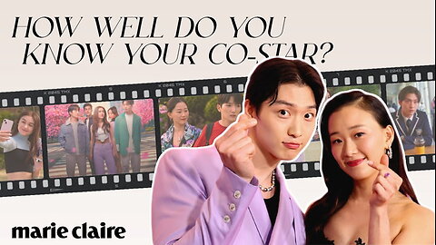 Gia Kim And Sang Heon Lee | How Well Do You Know Your Co-Star | Marie Claire