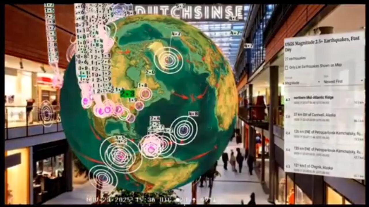 ⚠️ Dutchsinse Update - Nov 23, 2025 (1of..) -Earthquake Forecasts & Platform Censorship