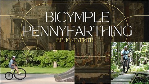 Modern Penny Farthing?! | Bicymple Unbox, Build & Trail Test at Bike Park!