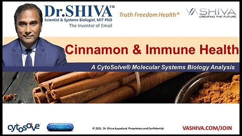 Dr.SHIVA™: Cinnamon on Immune Health @CytoSolve® Systems Analysis(7/20)