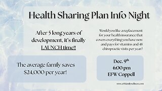 Health Sharing Info Night
