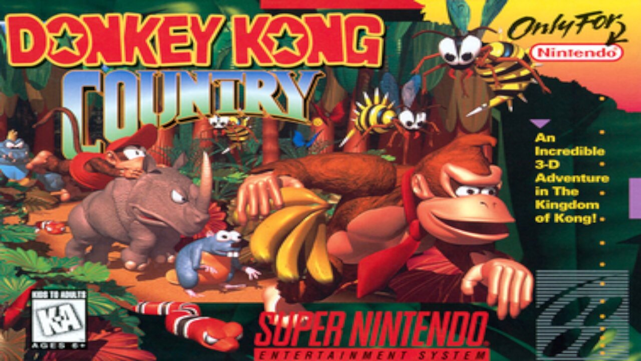 Donkey Kong Country (SNES-1994) - Part 1