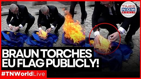 LIVE: Grzegorz Braun Burns EU Flag in Fiery Presidential Campaign Stunt | Times Now World LIVE