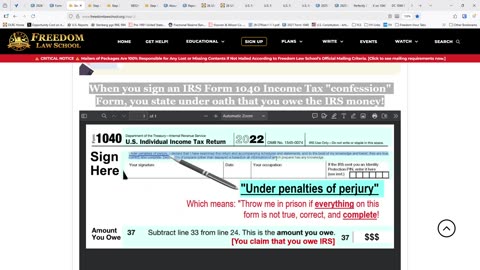 Is NOT Filing a 1040 safer for the American people?