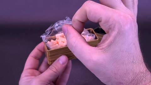 A Christmas Story Fra-Gee-Lay Leg Lamp Candy in Tin Crate