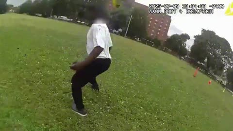 Bodycam. The escape of criminals against the police