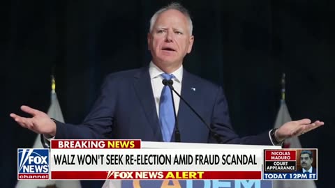 Tim Walz WILL NOT Seek Re-election After Minnesota Somali Fraud Scandal