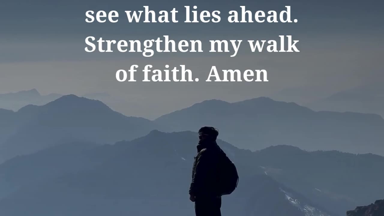 "For we live by faith, not by sight." — 2 Corinthians 5:7