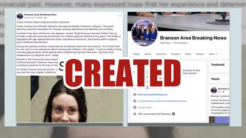 Fact Check: Casey Anthony Did NOT Open a Daycare Center in Branson, Missouri