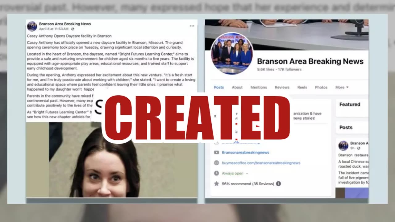 Fact Check: Casey Anthony Did NOT Open a Daycare Center in Branson, Missouri