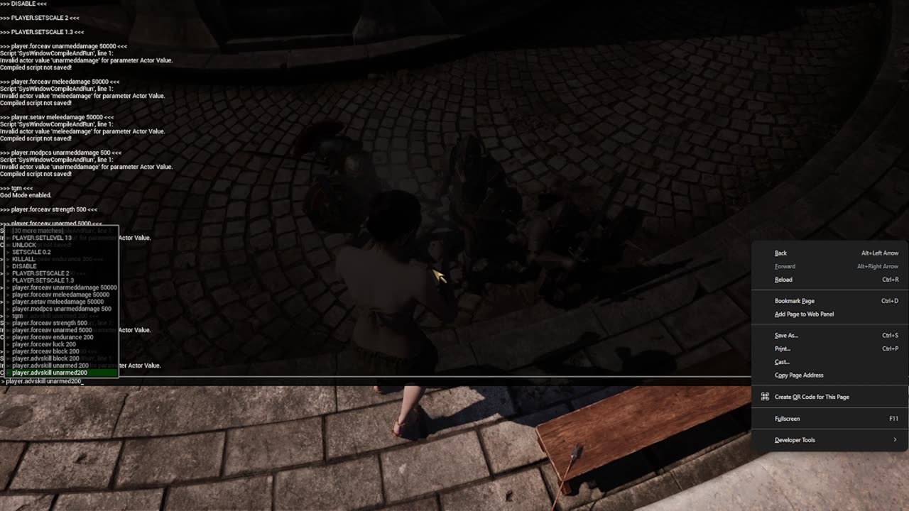 EVIL RUN! つ ╹ ╹ ༽つ ~ A chill runs down your spine as a shadowy figure steps out of the darkness ~ ༼ つ ╹ ╹ ༽つ OBLIVION LIVE: NEOW!