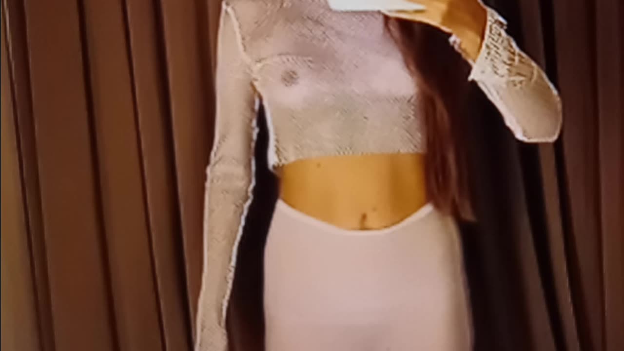 Gorgeous transparent top try on