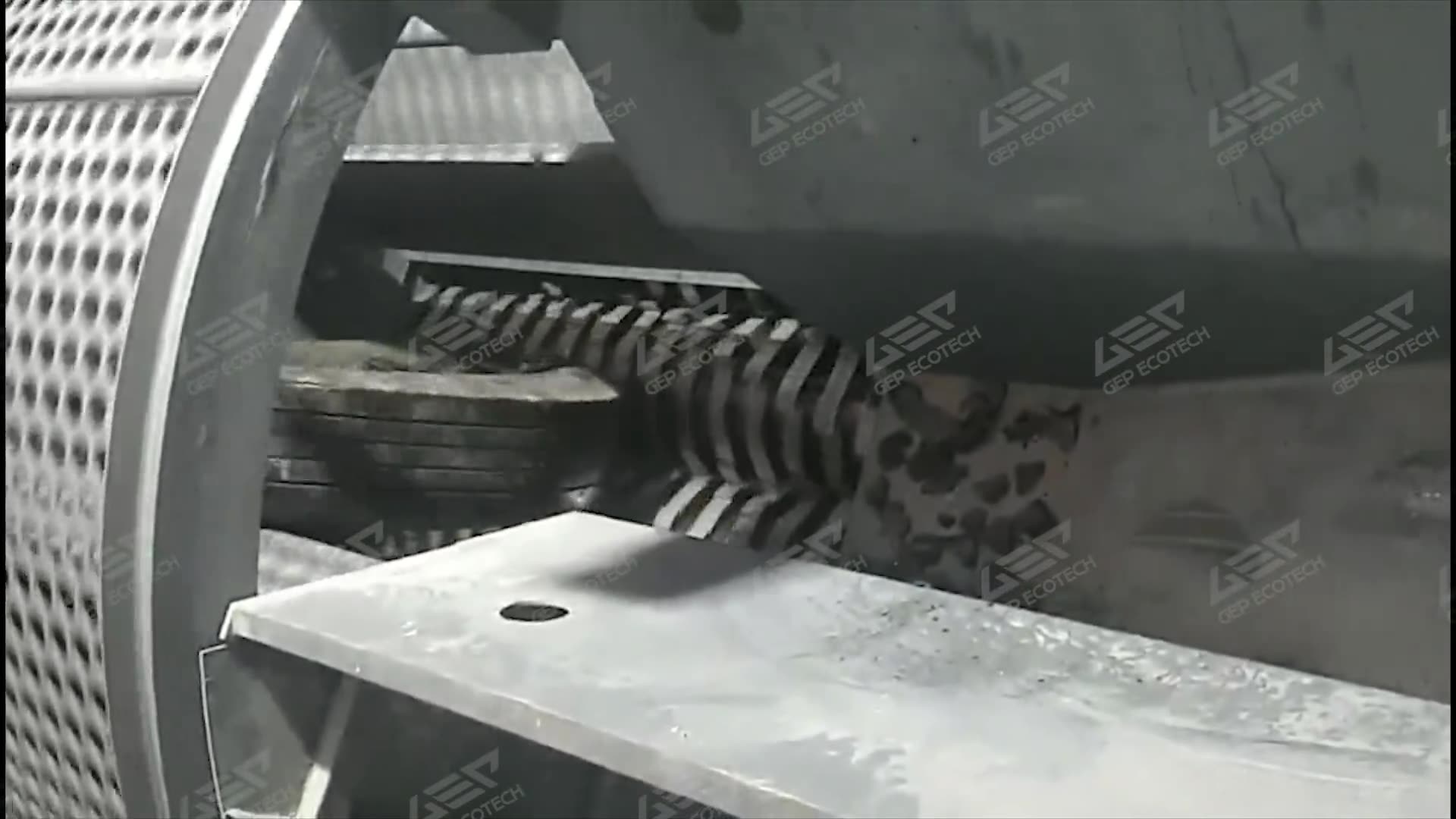 GEP ECOTECH Double Shaft Shredder: Reliable Power for Tough Materials