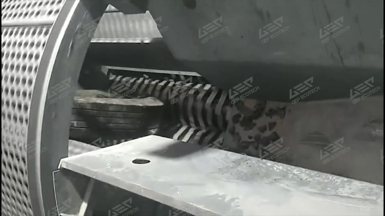 GEP ECOTECH Double Shaft Shredder: Reliable Power for Tough Materials