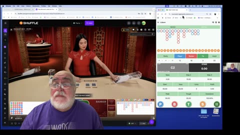 Win Playing Baccarat, Live video using the Brain for our members and subscribers at RigelCastle.com