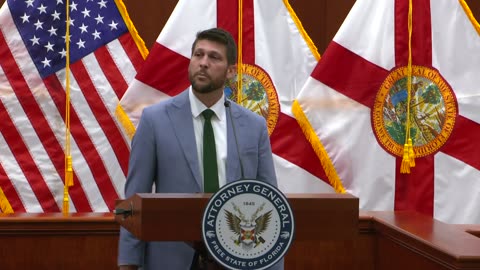 Swearing-in ceremony for Statewide Prosecutor Bradley McVay in Tallahassee.