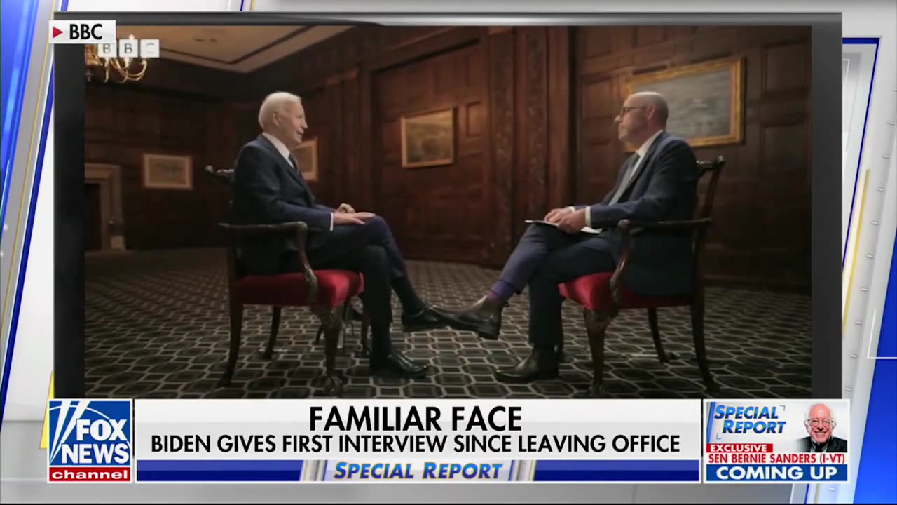Hume Says 'Decrepit' Biden's Interview Reinforces Why Americans Wanted Trump