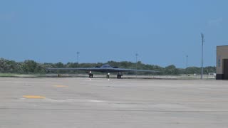 The US releases a video of B-2 stealth bombers taking off