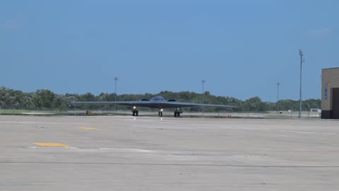 The US releases a video of B-2 stealth bombers taking off