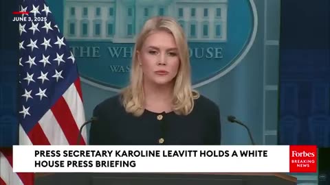 Reporter Asks Press Secretary if Trump Knew About Ukraine’s Drone Attack in Advance