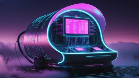 Dream Radiant Machine | Retro Synthwave Music 🎶 (No Copyright)
