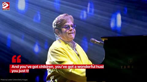 Elton John shed tears for 45 minutes thinking of his mortality