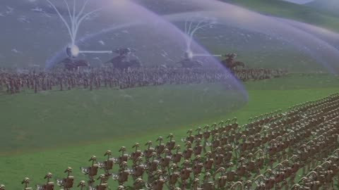 💥 Epic Showdown: Gungans vs Droids | Battle of Naboo | Star Wars: The Phantom Menace 💥