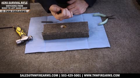 Aero Survival Rifle - Switching from a right hand eject to a left hand eject.