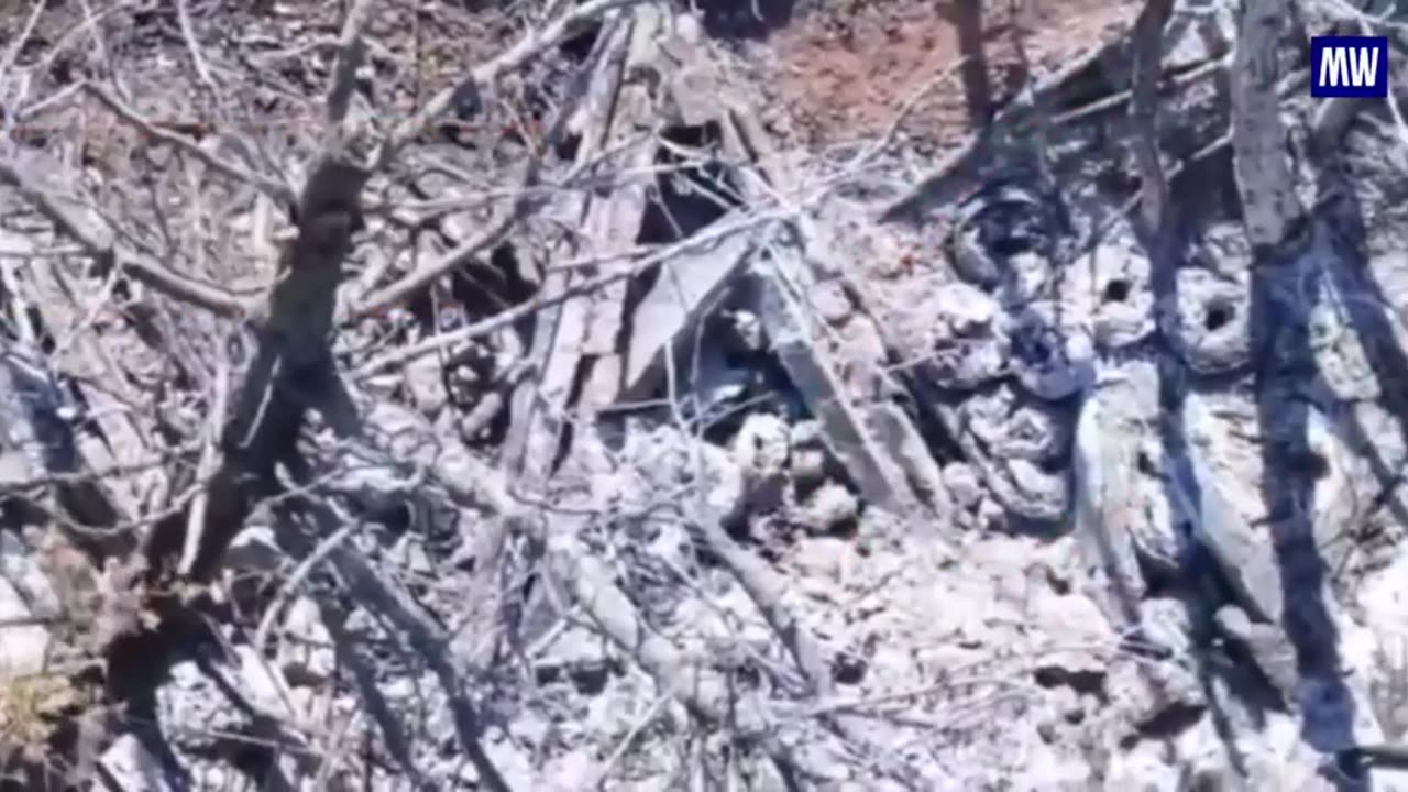 Destruction of Ukrainian Positions