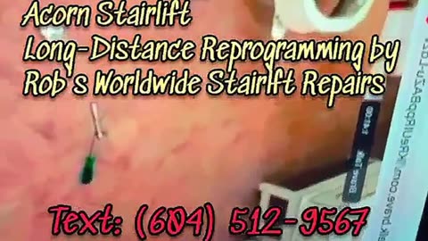 Acorn 180 J3 ERRORCODE Re-program Stairlift Drama Solved Over Zoom – No Superhero Cape Needed