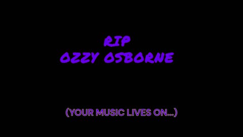A TRIBUTE TO OZZY