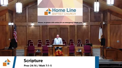 Pastor Robb Foreman // A Just Man Will Fall! // 11/02/25