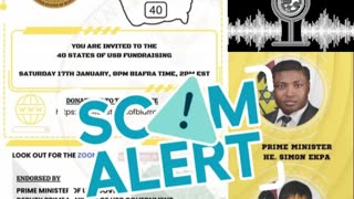 BEWARE OF SCAMMERS IN THE NAME OF IPOB OR USING NNAMDI KANU'S PHOTO