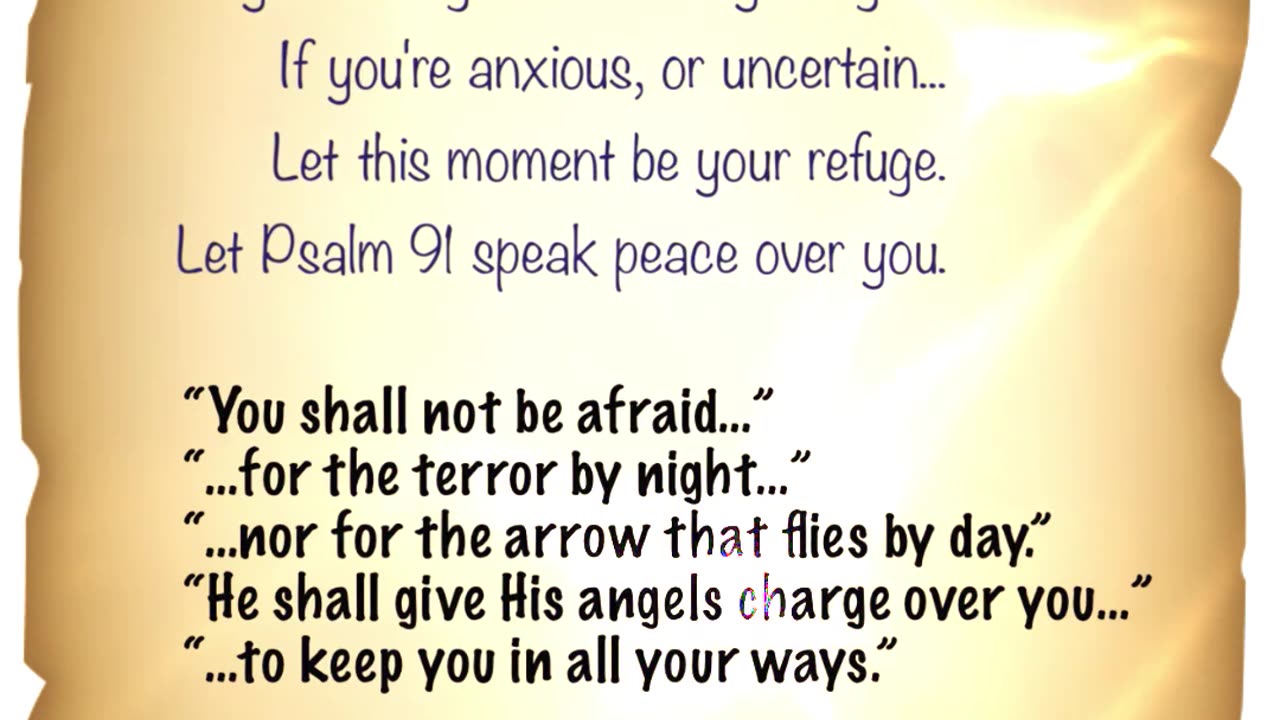 A Night Prayer for Peace & Protection Psalm 91 #scriptureexplained #bibleshorts #shortverse