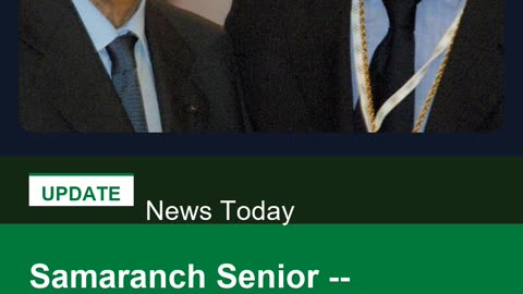 Samaranch Senior controversial diplomat who saved the Olympics